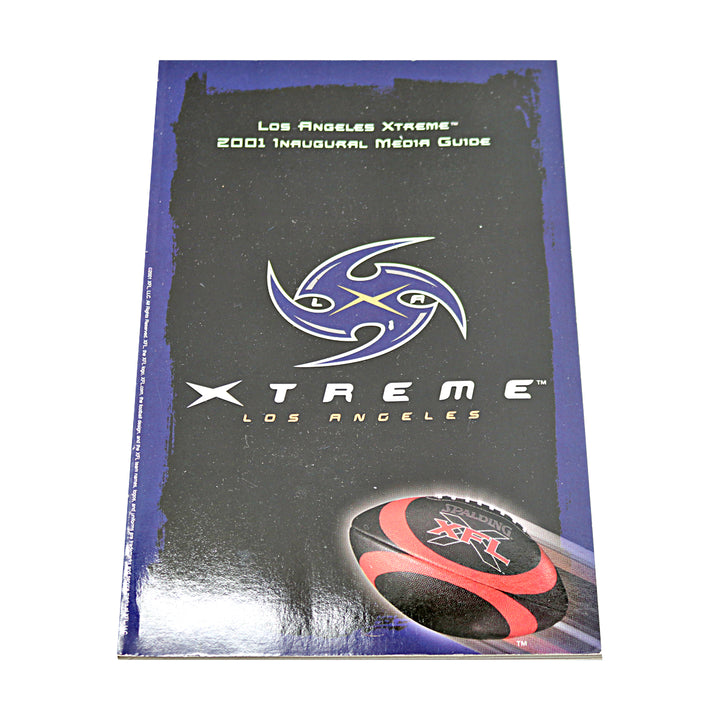 Set of 7 2001 Inaugural XFL Media Guides