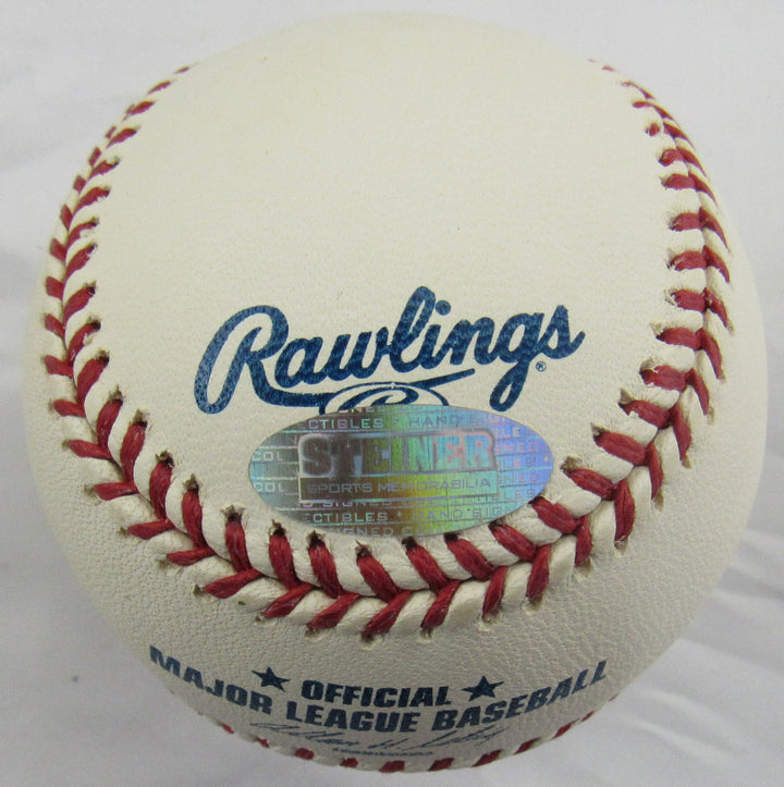 David Ortiz Signed Auto Rawlings Baseball w/ MVP Insc Steiner Hologram