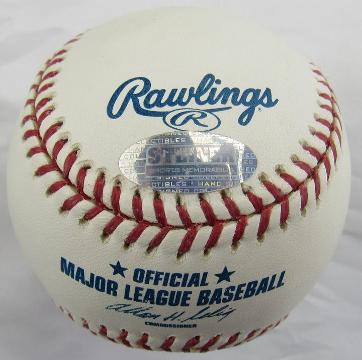 Duke Snider Signed Auto Rawlings Baseball w/ HOF Insc Steiner Hologram