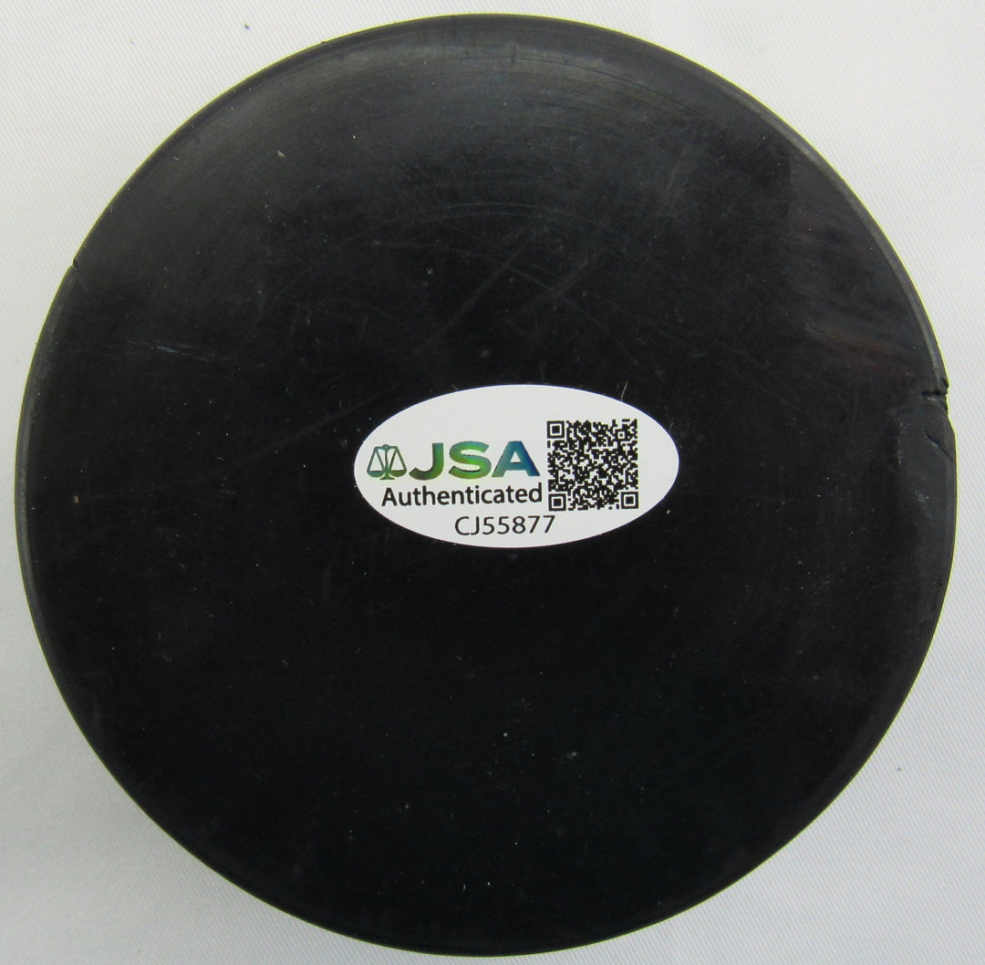 Gordie Howe Signed Auto Hockey Puck JSA CJ55877