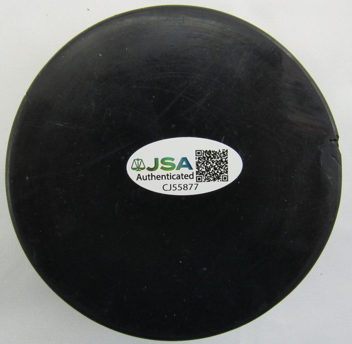 Gordie Howe Signed Auto Hockey Puck JSA CJ55877