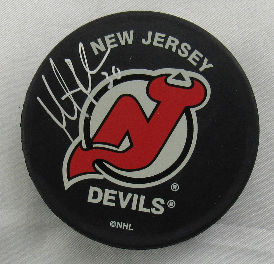 Martin Brodeur Signed Auto Puck Steiner Hologram 018418