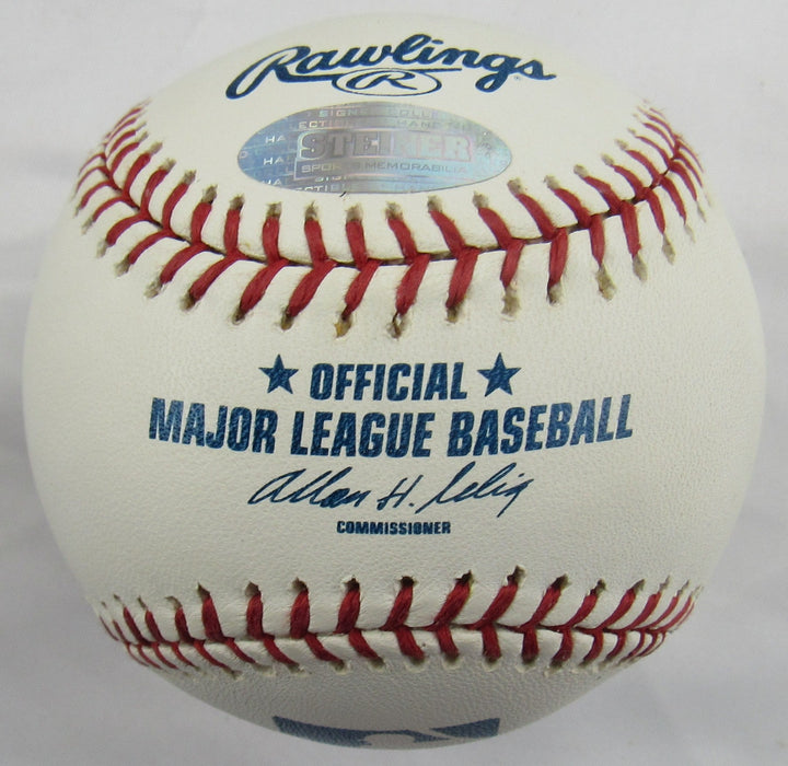Carl Yastrzemski Jim Rice Jason Varitek Multi Signed Auto Rawlings Baseball Steiner Hologram