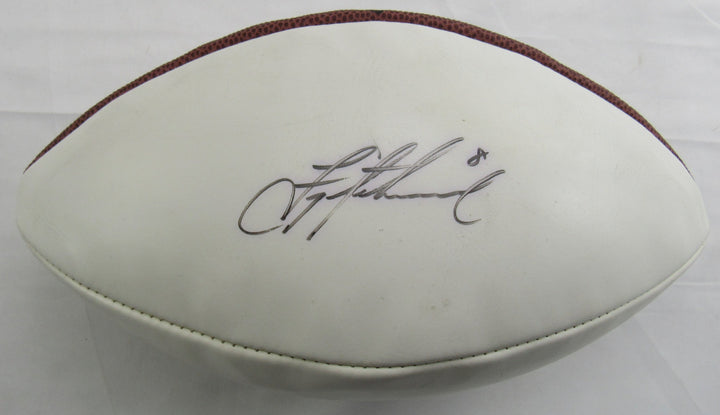 Troy Aikman Signed Wilson Football JSA CS78510 - White Panel