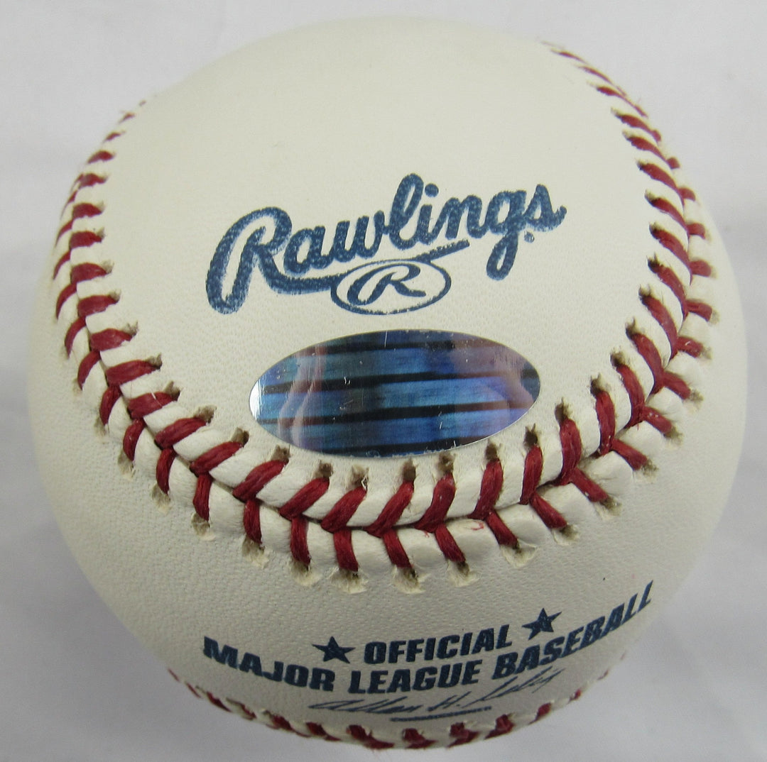 Jim Leyritz Signed Auto Rawlings Yankees Baseball Steiner Hologram