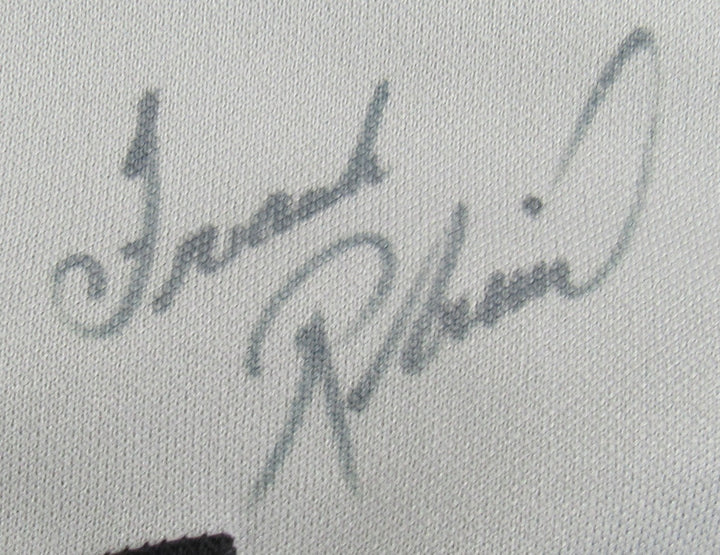 Frank Robinson Brooks Robinson Jim Palmer Signed Rawlings Baseball Jersey JSA CS78508