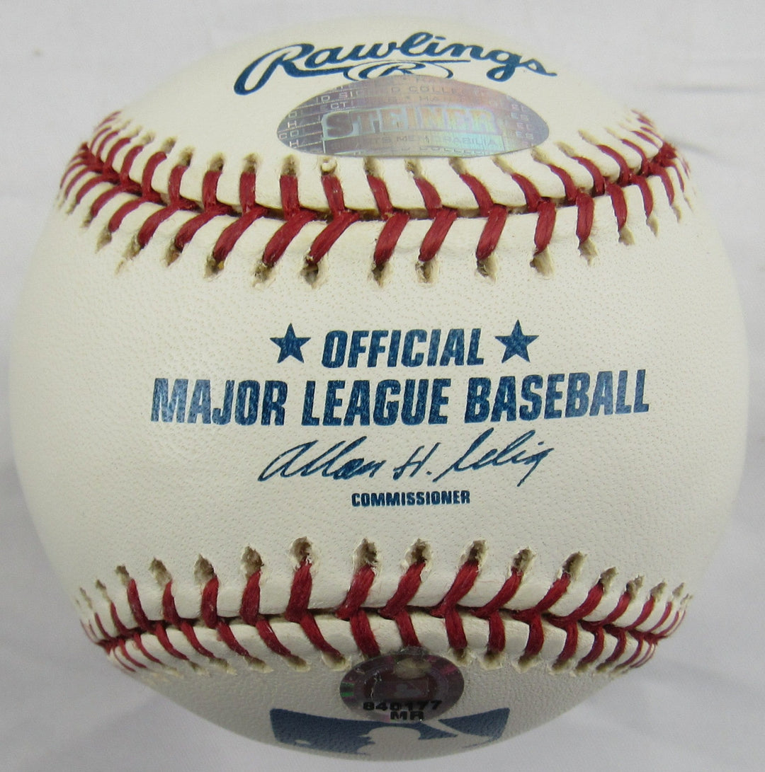 Wade Boggs Signed Auto Rawlings Baseball w/ HOF Insc Steiner Hologram/MLB Hologram