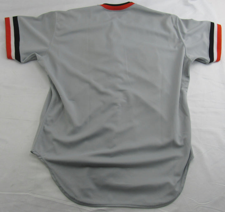 Frank Robinson Brooks Robinson Jim Palmer Signed Rawlings Baseball Jersey JSA CS78508