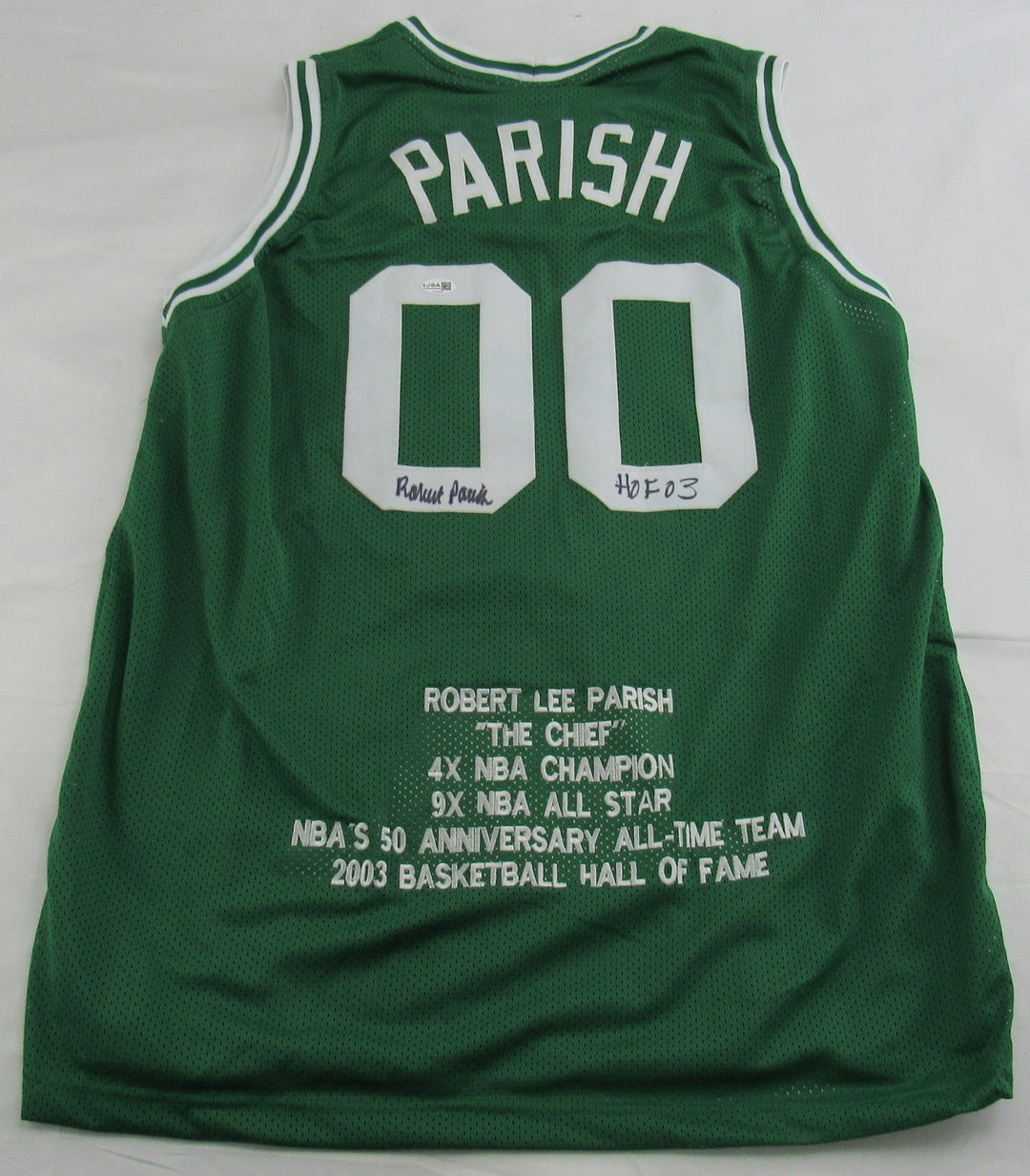 Robert Parrish Signed Celtics Jersey JSA CS78509