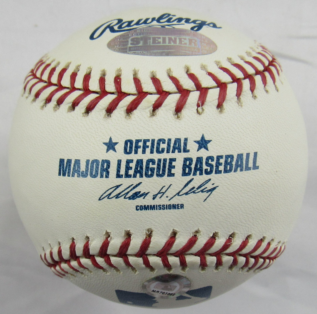 David Cone Paul O'Neill Multi Signed Auto Rawlings Baseball Steiner Hologram/MLB Hologram