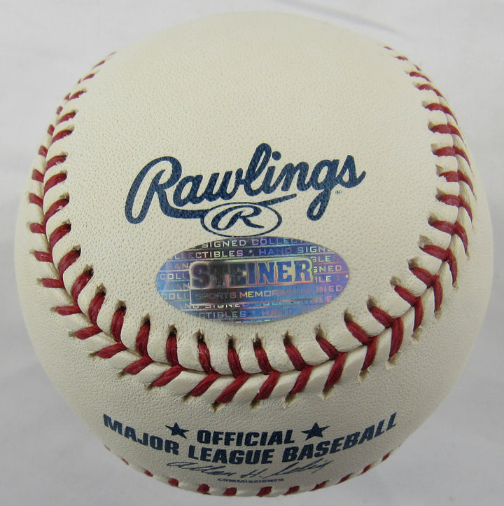 Boog Powell Signed Auto Rawlings Baseball w/ MVP Insc Steiner Hologram