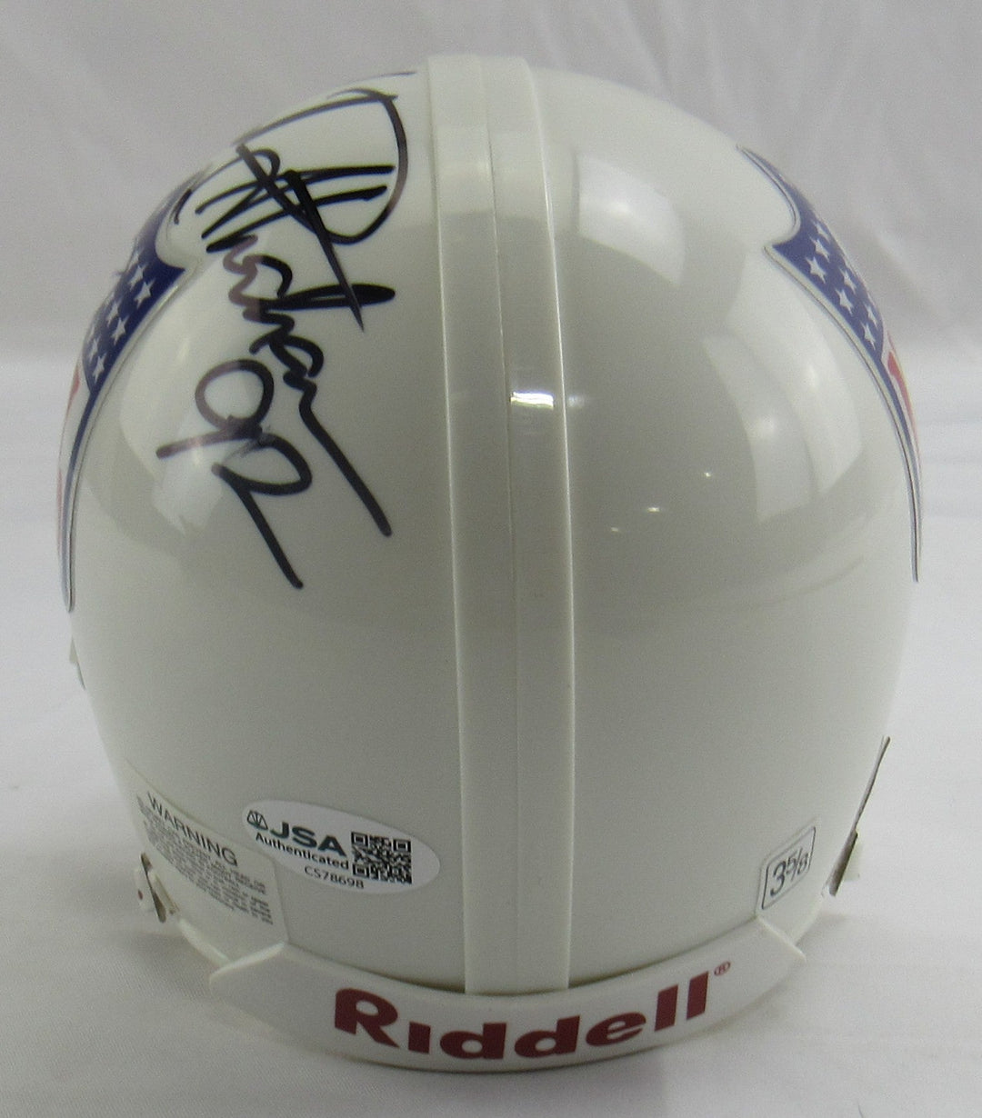 Michael Strahan Signed NFL Mini Helmet JSA CS78698