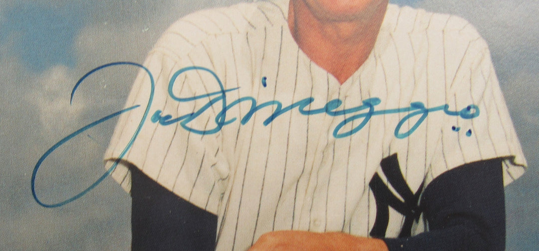 Joe DiMaggio Signed Auto 8x10 Photo JSA LOA ZZ77761