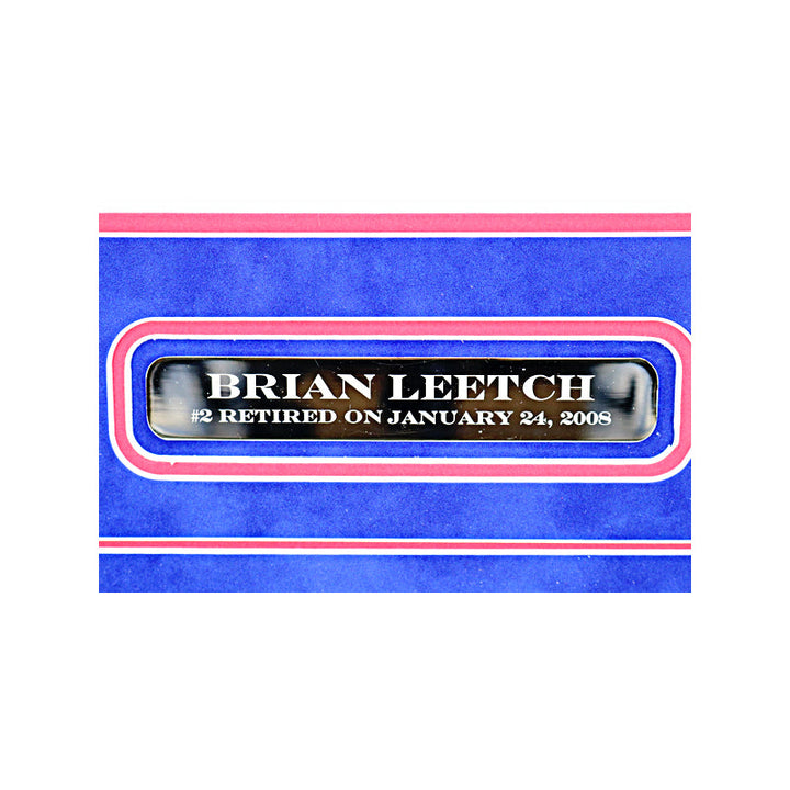 Brian Leetch New York Rangers Autographed Signed Jersey Number Framed Collage (JSA COA)