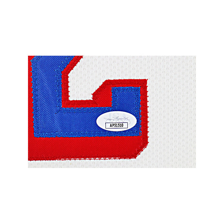 Brian Leetch New York Rangers Autographed Signed Jersey Number Framed Collage (JSA COA)