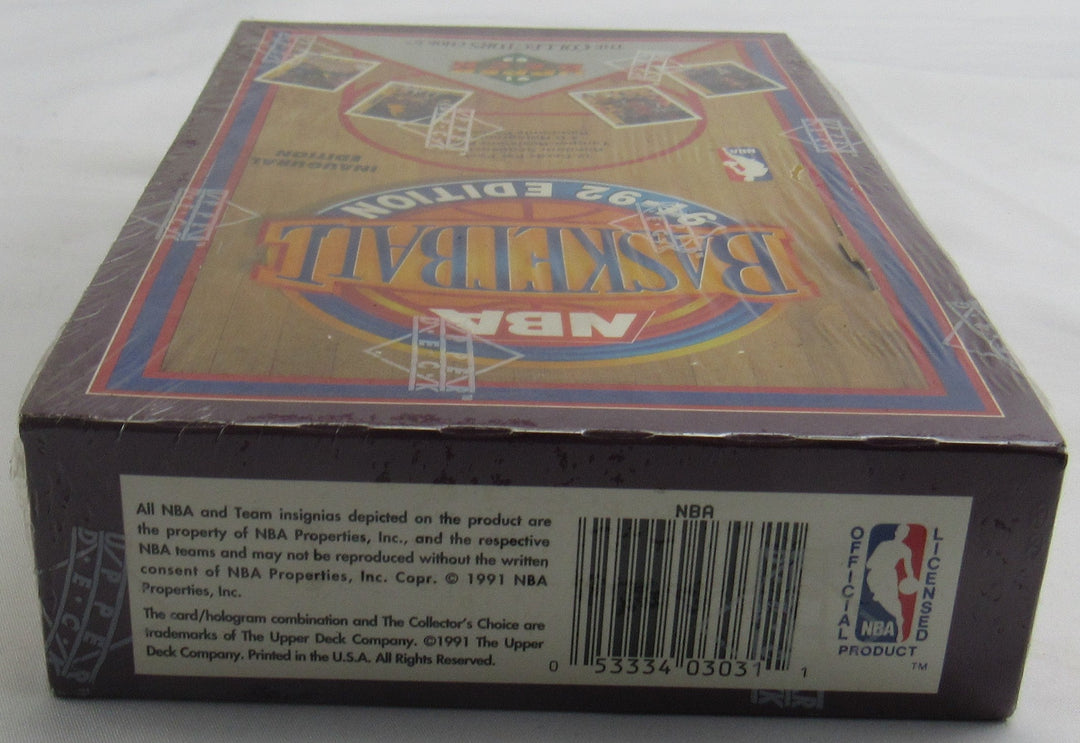1991-92 Upper Deck NBA Basketball Wax Box