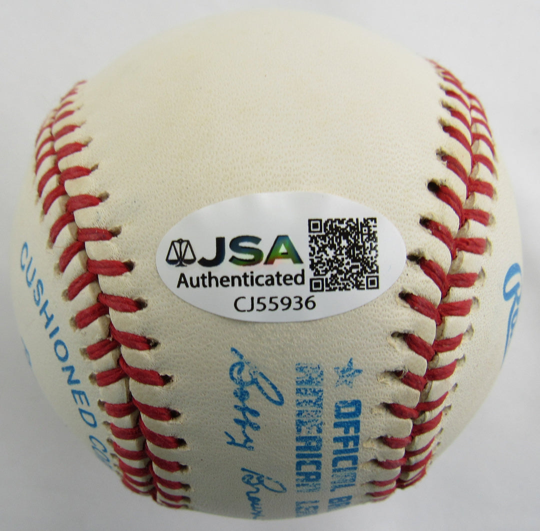 Hoyt Wilhelm Signed Auto Rawlings Baseball JSA CJ55936