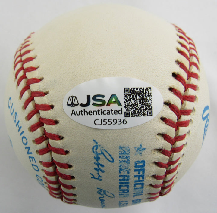 Hoyt Wilhelm Signed Auto Rawlings Baseball JSA CJ55936