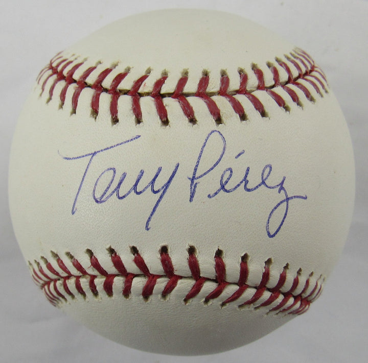 Tony Perez Signed Auto Rawlings Baseball w/ Insc Steiner Hologram