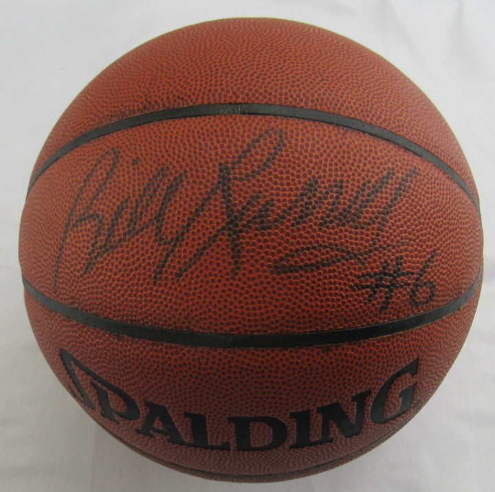 Bill Russell Signed Auto Spalding Basketball JSA LOA