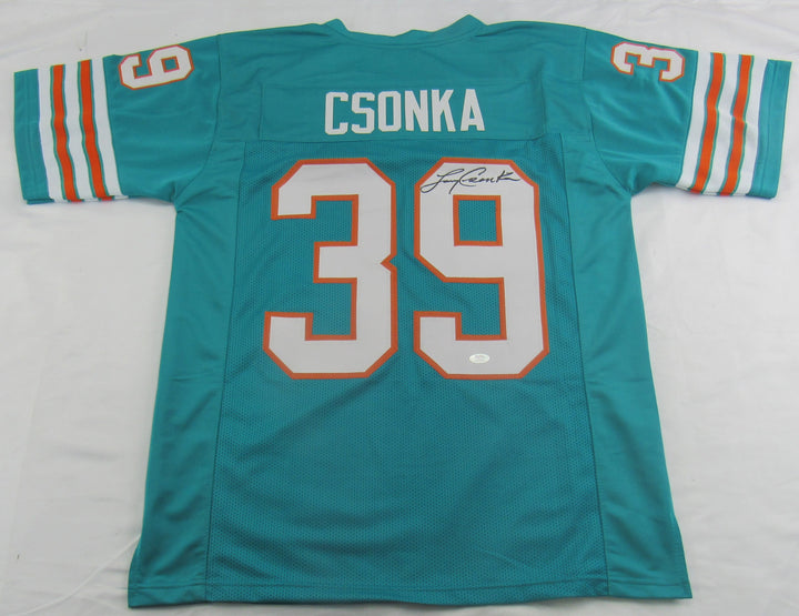 Larry Csonka Signed Auto Replica Dolphins Jersey PSA/DNA II