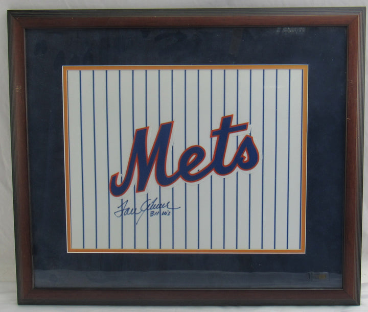 Tom Seaver Signed Jersey Material Fabric Photo JSA CS78702