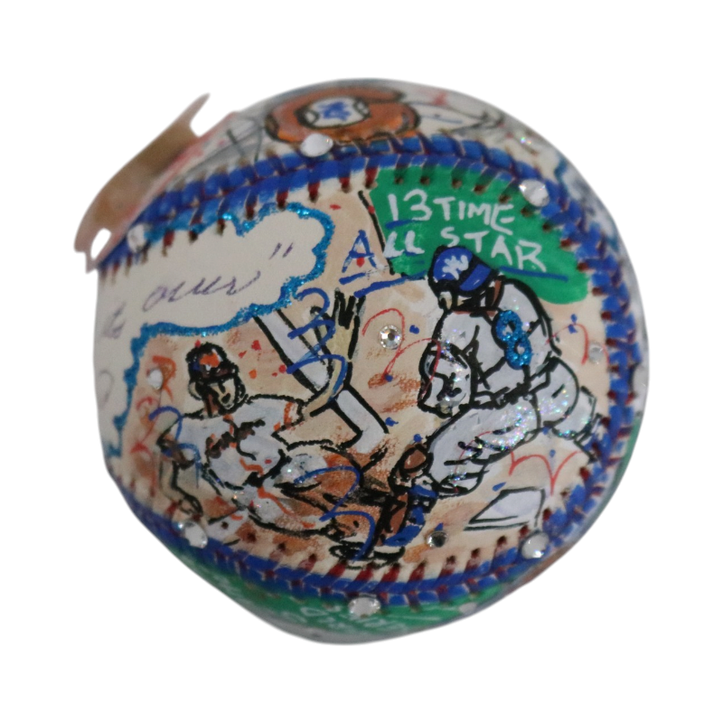 Yogi Berra New York Yankees Signed Inscribed Fazzino Pop Art Baseball (JSA LOA)