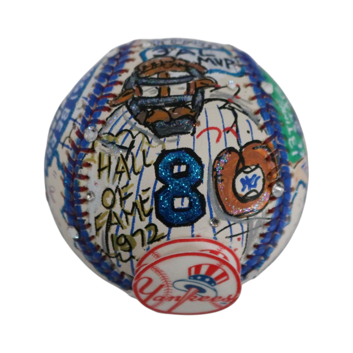 Yogi Berra New York Yankees Signed Inscribed Fazzino Pop Art Baseball (JSA LOA)