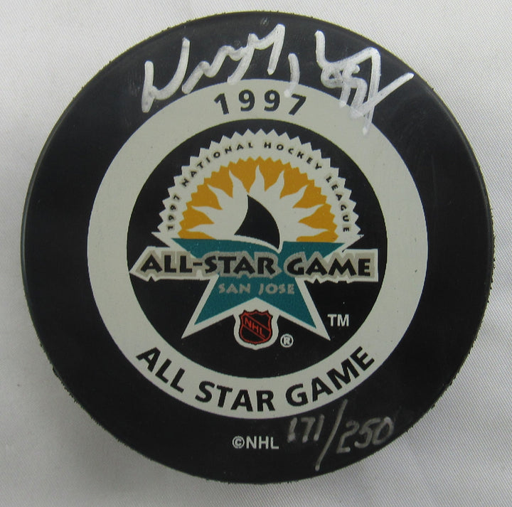 Wayne Gretzky Signed Auto All Star Game Puck UDA COA