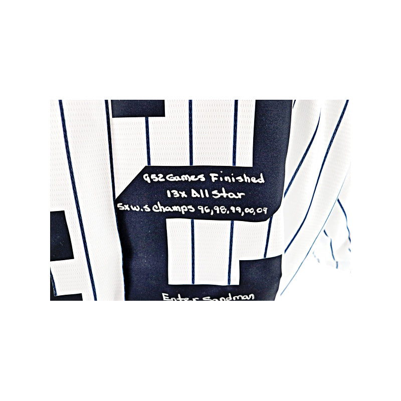 Mariano Rivera New York Yankees Autographed Signed 11 Inscriptions Replica Nike Jersey (CX Auth)