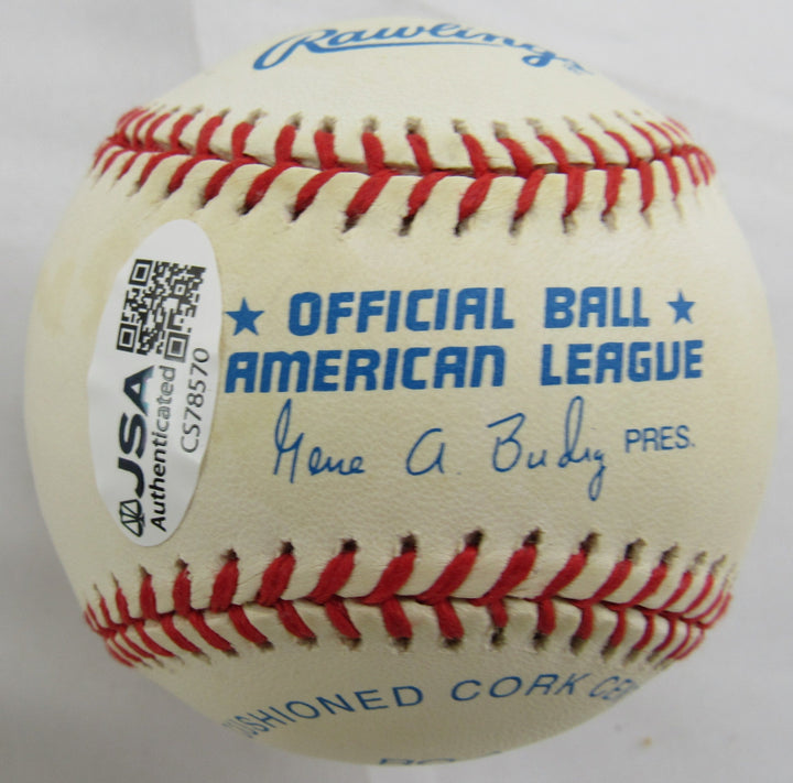 Don Larsen Signed Rawlings Baseball JSA CS78570