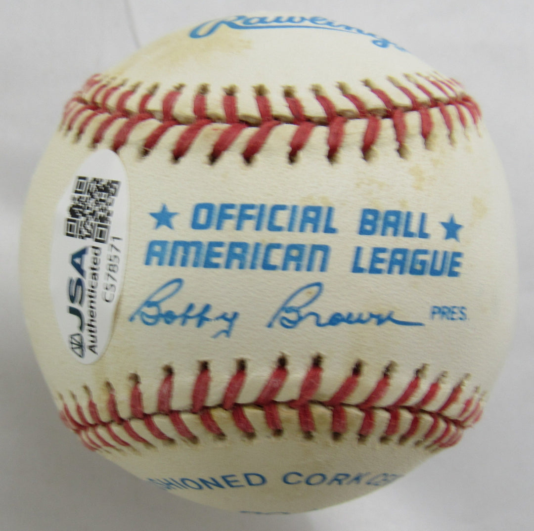 Don Larsen Signed Rawlings Baseball JSA CS78571