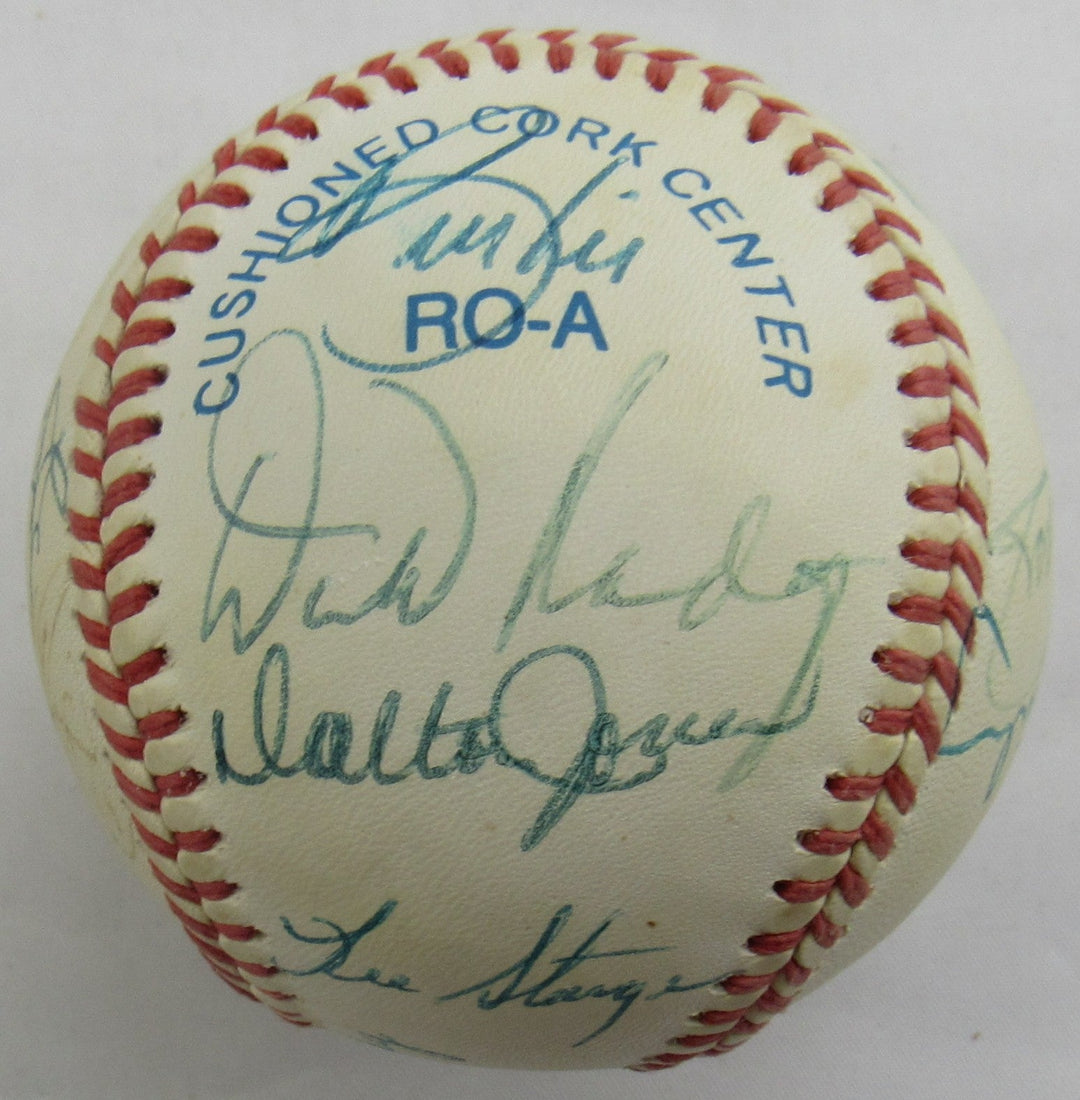 Johnny Pesky, Luis Tiant, Bill Lee, Dick Radatz, Dalton Jones, Lee Strange, Multi Signed Auto Baseball B172