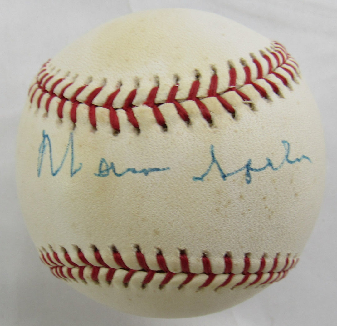 Warren Spahn Signed Rawlings Baseball JSA CS78562