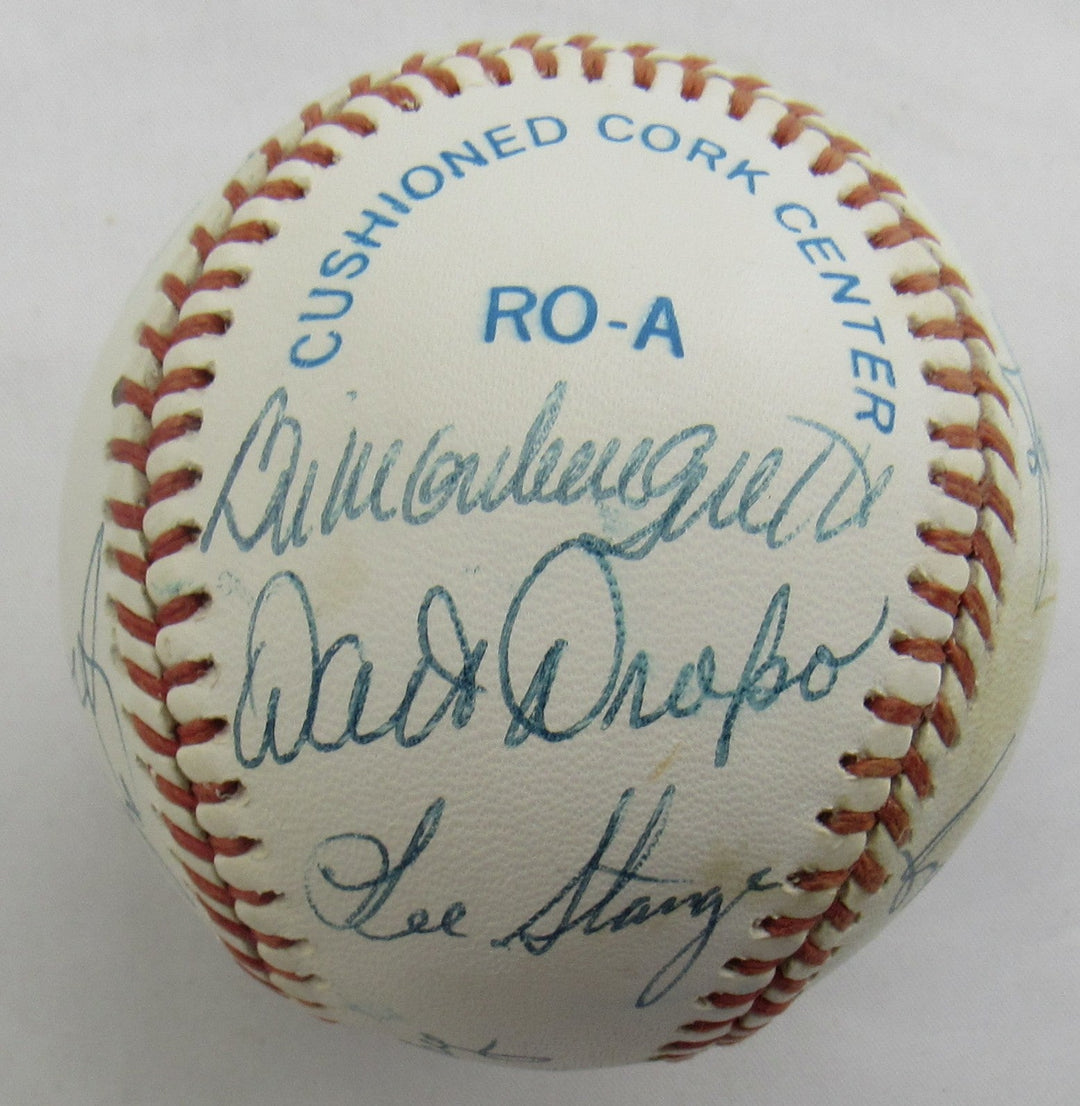 Johnny Pesky Frank Malzone + Multi Signed Auto Baseball B172