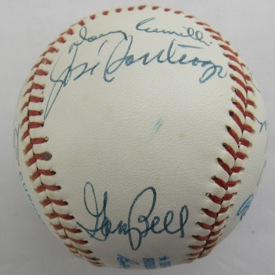 Johnny Pesky Frank Malzone + Multi Signed Auto Baseball B172