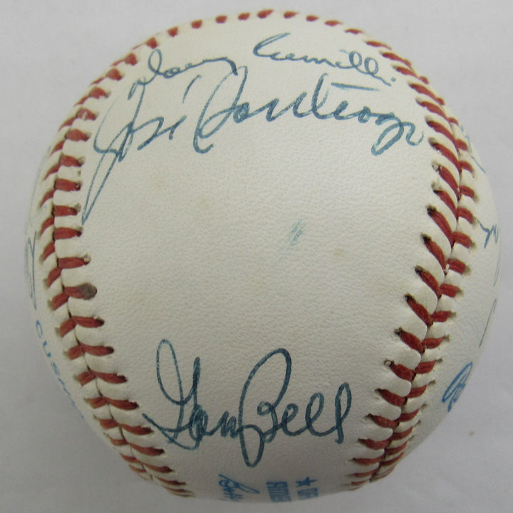 Johnny Pesky Frank Malzone + Multi Signed Auto Baseball B172