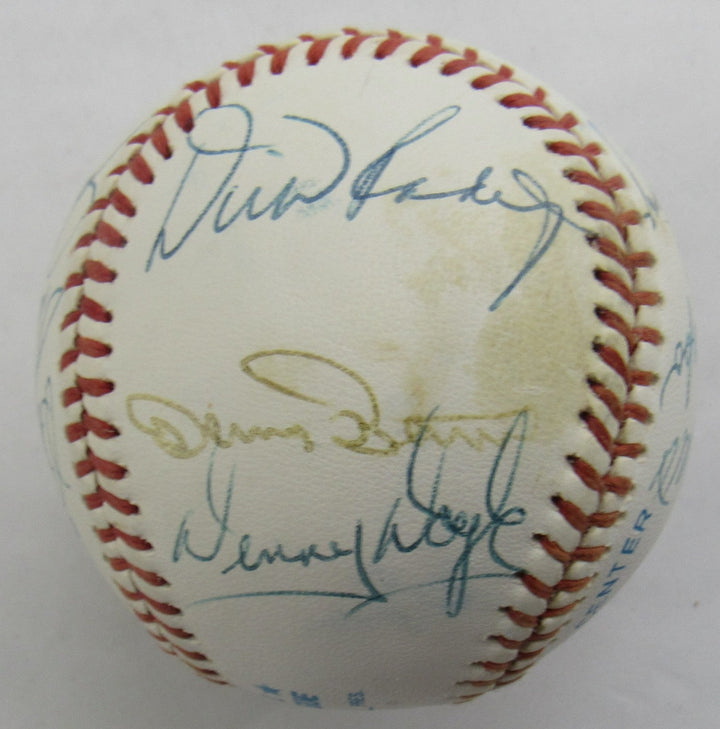 Johnny Pesky Frank Malzone + Multi Signed Auto Baseball B172