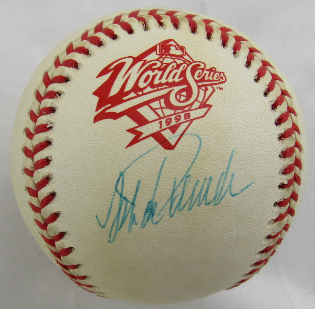 Jorge Posada Signed Rawlings 1998 World Series Baseball JSA CS78557