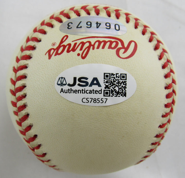 Jorge Posada Signed Rawlings 1998 World Series Baseball JSA CS78557