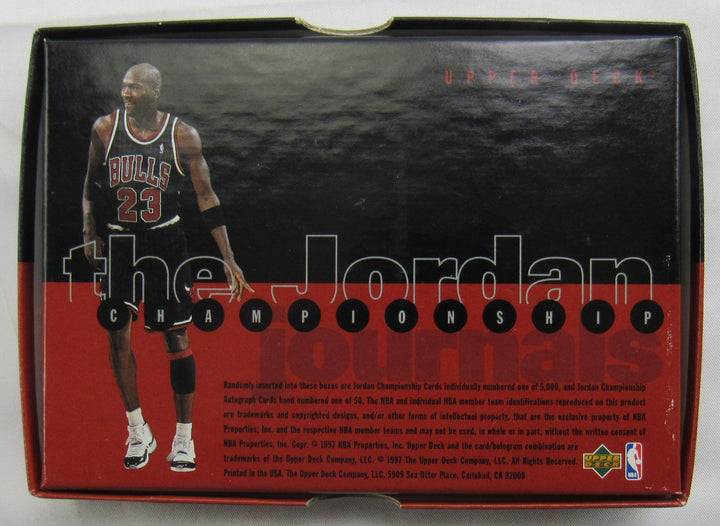 Michael Jordan 1997 Upper Deck Championship Journals Set 24 Base + 3 Bonus cards