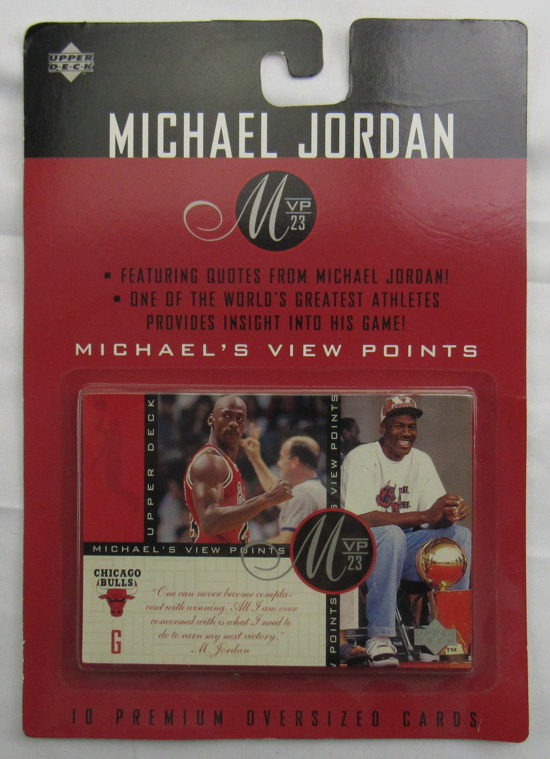 Michael Jordan Upper Deck Michael's View Points VP 23 Oversized Cards - Sealed Set