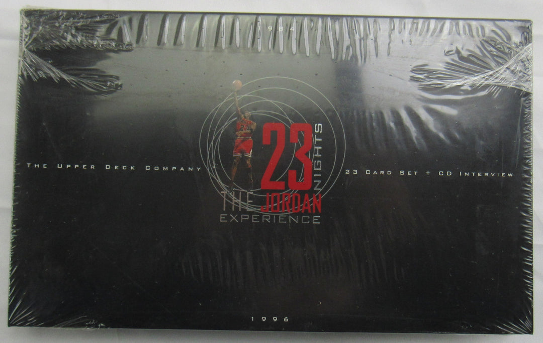 1996 Upper Deck 23 Nights Michael Jordan Experience 23 Oversized Card Set + CD