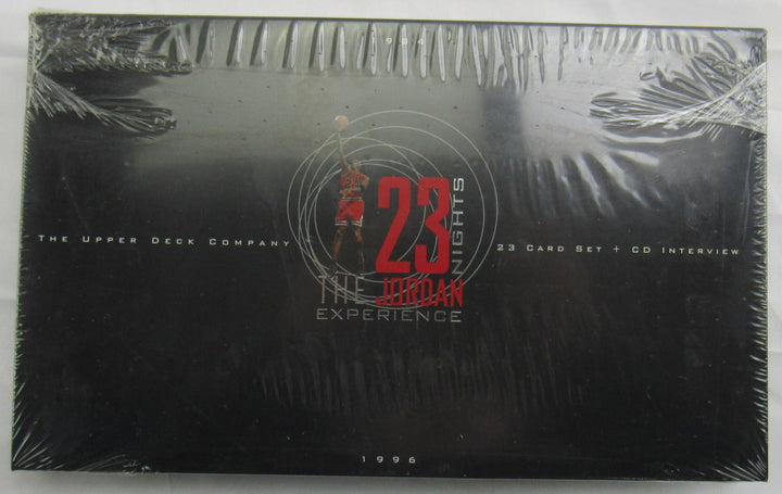 1996 Upper Deck 23 Nights Michael Jordan Experience 23 Oversized Card Set + CD