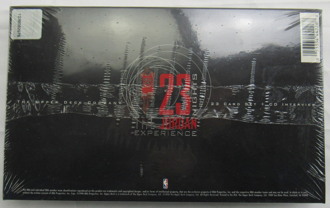 1996 Upper Deck 23 Nights Michael Jordan Experience 23 Oversized Card Set + CD