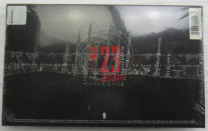 1996 Upper Deck 23 Nights Michael Jordan Experience 23 Oversized Card Set + CD