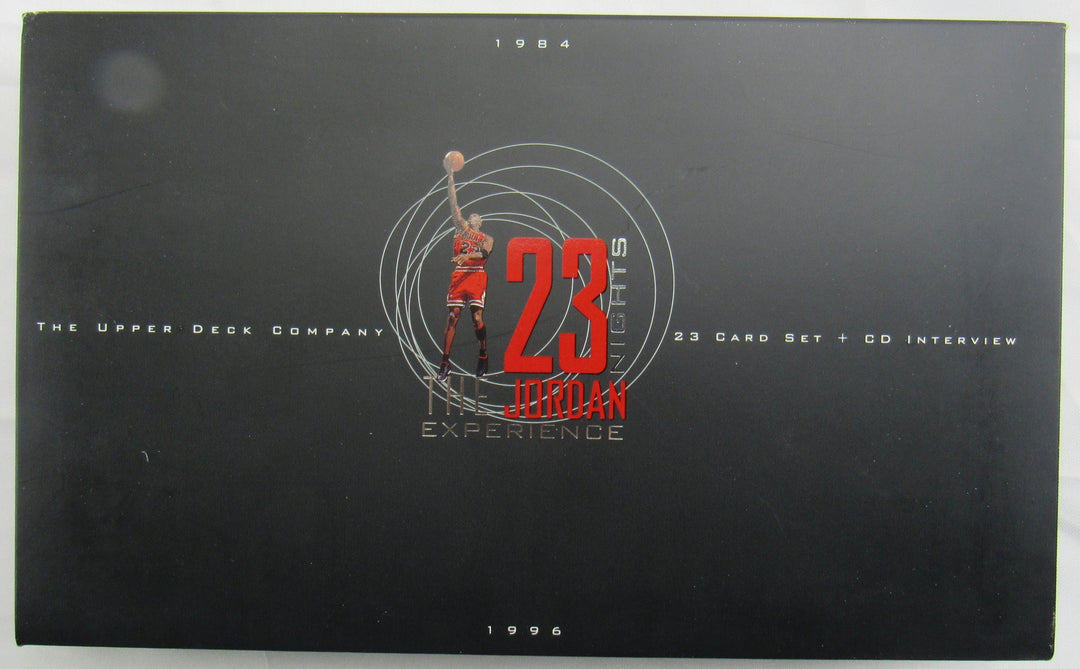 1996 Upper Deck 23 Nights Michael Jordan Experience 23 Oversized Card Set + CD