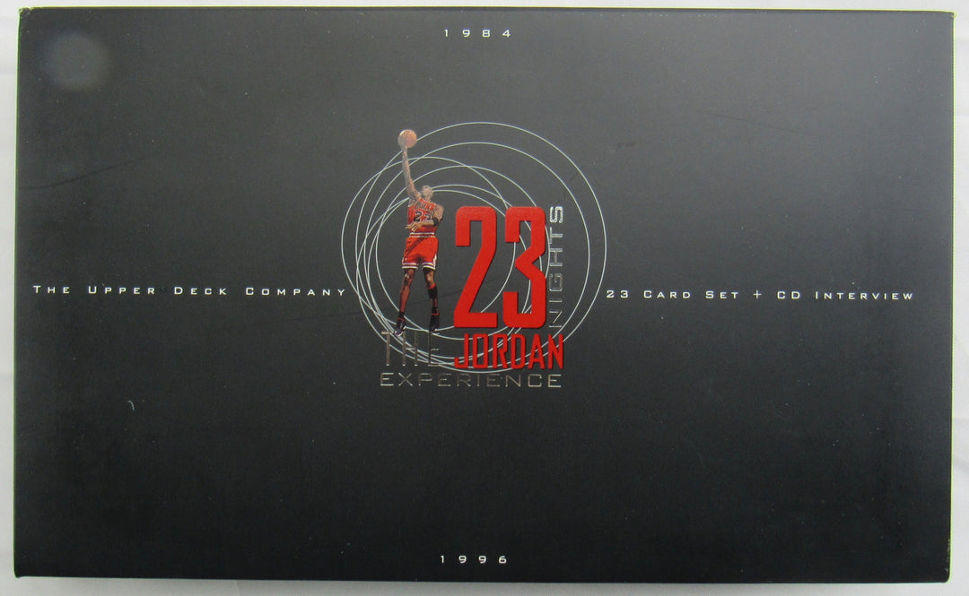 1996 Upper Deck 23 Nights Michael Jordan Experience 23 Oversized Card Set + CD