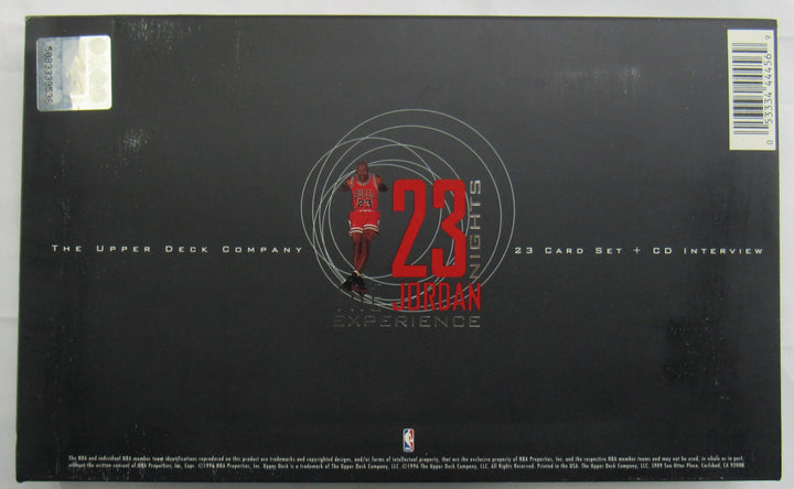 1996 Upper Deck 23 Nights Michael Jordan Experience 23 Oversized Card Set + CD