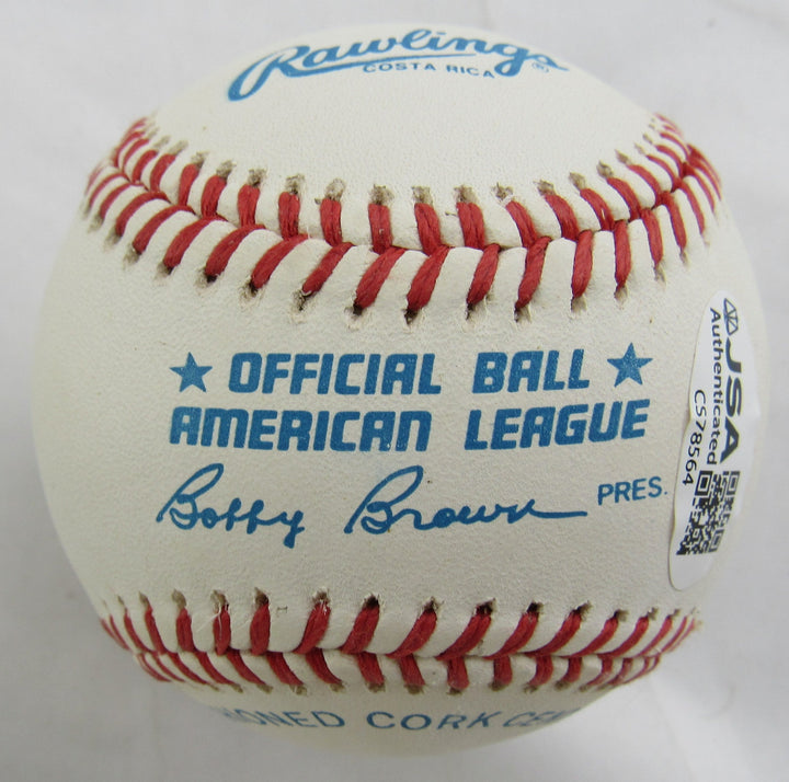 Bob Lemon Signed Rawlings Baseball JSA CS78564